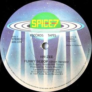 Back Cover Single Vin-zee - Funky Bebop