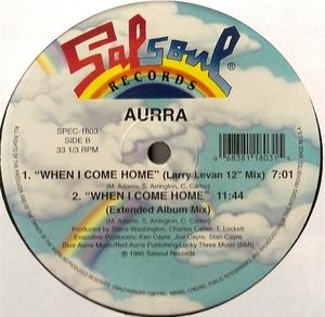 Back Cover Single Aurra - In The Mood (To Groove)