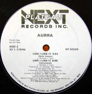 Back Cover Single Aurra - Like I Like It