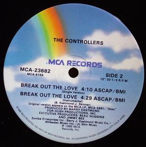 Back Cover Single The Controllers - Break Out The Love