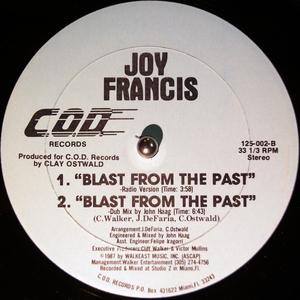 Back Cover Single Joy Francis - Blast From The Past