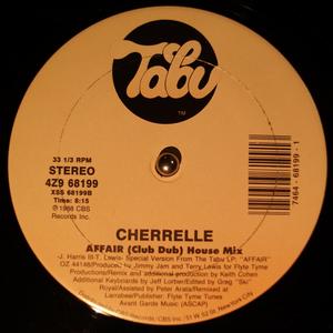 Back Cover Single Cherrelle - Affair