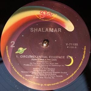 Back Cover Single Shalamar - Circumstantial Evidence