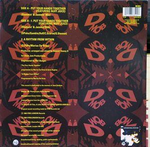 Back Cover Single D Mob - Put Your Hands Together