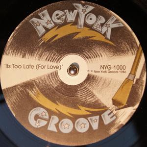 Back Cover Single Stardom Groove - It's Too Late (for Love) Feat. Tonya Wynne