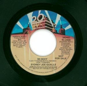Back Cover Single Sidney Joe Qualls - So Sexy