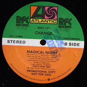 Back Cover Single Change - Magical Night