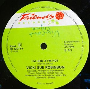 Back Cover Single Vicki Sue Robinson - Give My Love Back