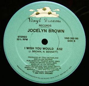 Back Cover Single Jocelyn Brown - I Wish You Would