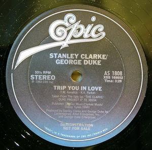 Back Cover Single Stanley Clarke And George Duke - The Good Times
