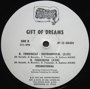 Back Cover Single Gift Of Dreams - Funkincise