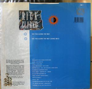 Back Cover Single Rick Clarke - See You Along The Way