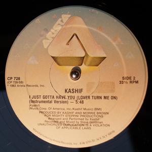 Back Cover Single Kashif - I Just Gotta Have You (lover turn me on)