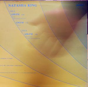 Back Cover Single Natasha King - Am Fm