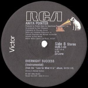 Back Cover Single Anita Pointer - Overnight Success