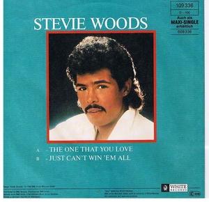 Back Cover Single Stevie Woods - The One That You Love