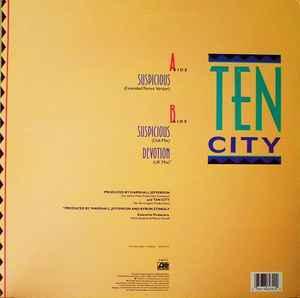 Back Cover Single Ten City - Suspicious