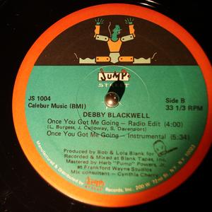 Back Cover Single Debby Blackwell - Once You Got Me Going