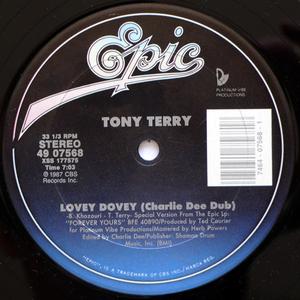 Back Cover Single Tony Terry - Lovey Dovey