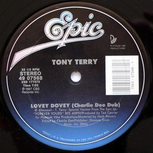 Back Cover Single Tony Terry - Lovey Dovey