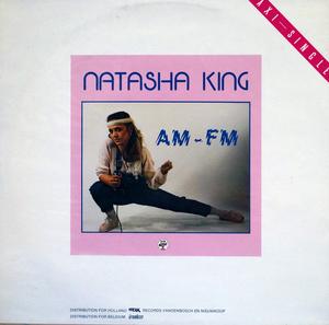 Back Cover Single Natasha King - Am Fm