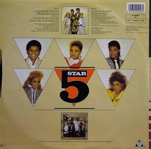 Back Cover Single Five Star - Let Me Be The One