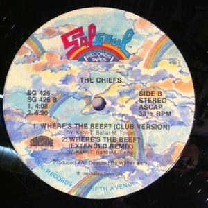 Back Cover Single The Chiefs - Where's The Beef?