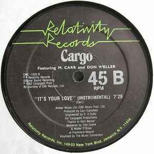 Back Cover Single Cargo - Holding On For Love
