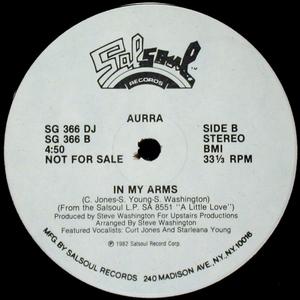 Back Cover Single Aurra - A Little Love