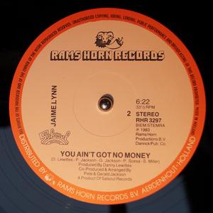 Back Cover Single Jaime Lynn - You Ain't Got No Money
