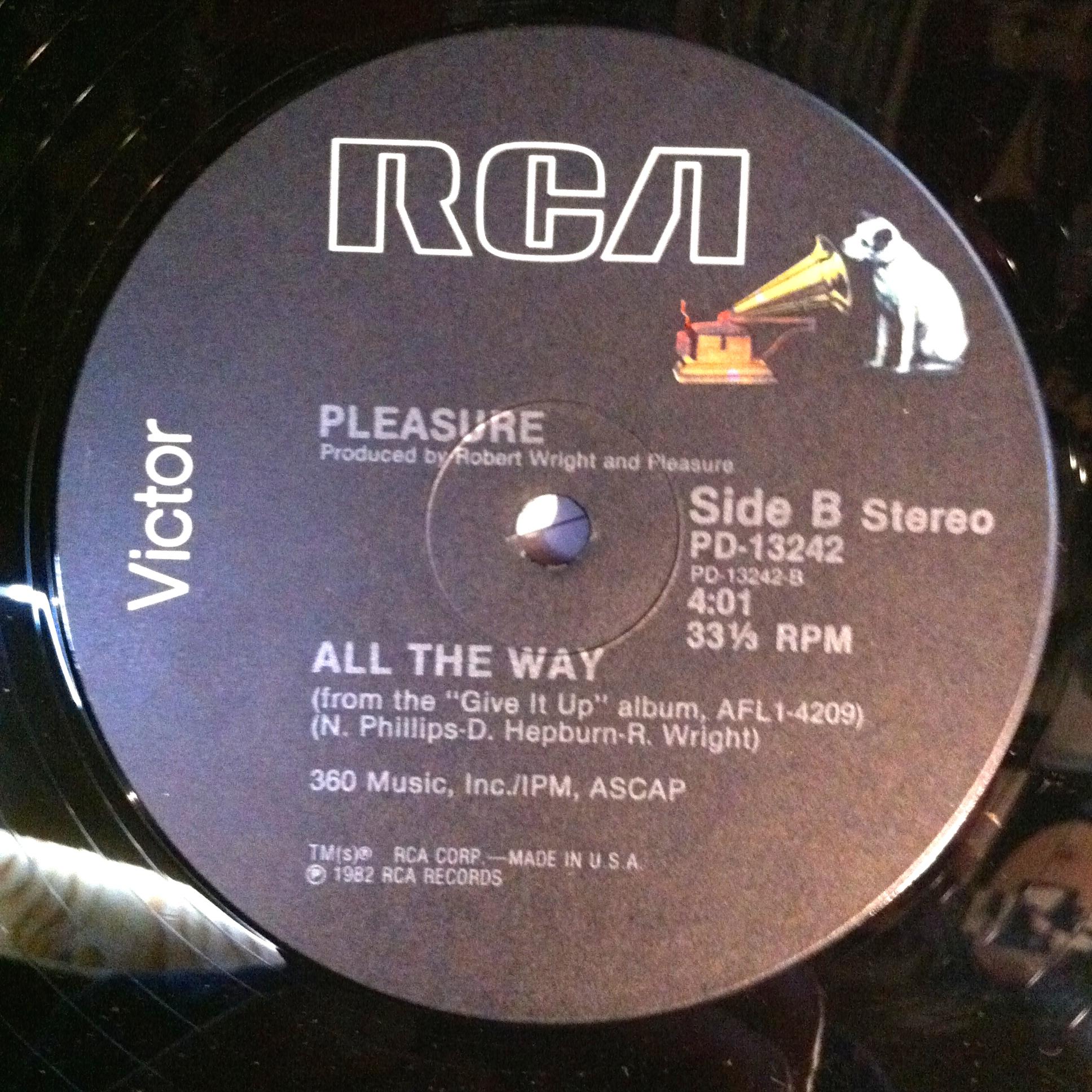 Back Cover Single Pleasure - Give It Up