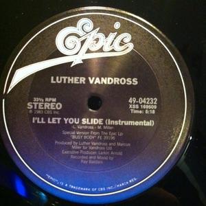Back Cover Single Luther Vandross - I'll Let You Slide