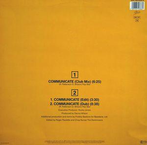 Back Cover Single Full House - Communicate
