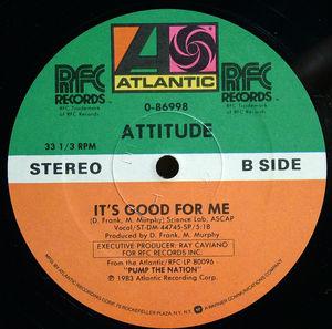 Back Cover Single Attitude - Love Me Tonight