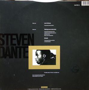 Back Cover Single Steven Dante - Love Follows