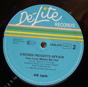 Back Cover Single Crown Heights Affair - Somebody Tell Me What To Do