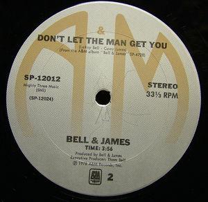 Back Cover Single Bell & James - Livin' It Up (friday night)