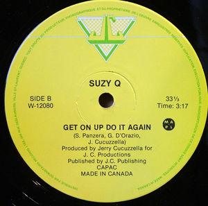 Back Cover Single Suzy Q - Get On Up Do It Again