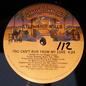 Back Cover Single Stephanie Mills - You Can't Run From My Love