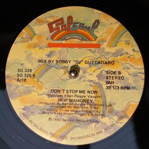 Back Cover Single Skip Mahoney - Janice (Don't Be So Blind To Love)