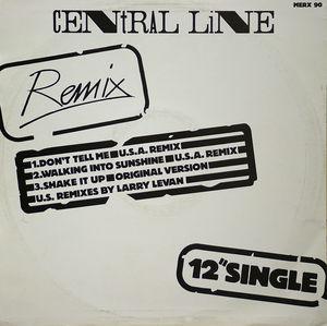 Back Cover Single Central Line - Don't Tell Me