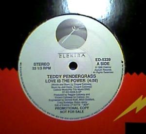Back Cover Single Teddy Pendergrass - Love Is The Power