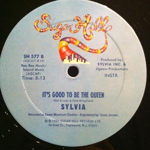 Back Cover Single Sylvia - It's Good To Be The Queen
