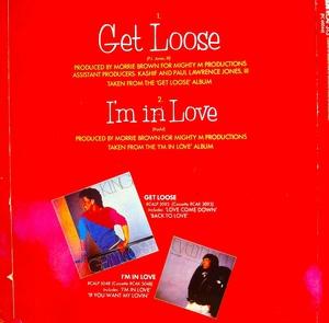 Back Cover Single Evelyn 'champagne' King - Get Loose