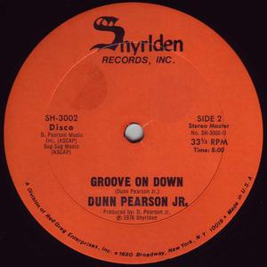 Back Cover Single Dunn Pearson Jr - Groove On Down
