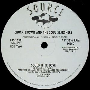 Back Cover Single Chuck Brown And The Soul Searchers - Never Gonna Give You Up