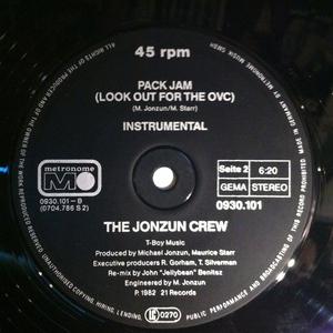 Back Cover Single Jonzun Crew - Pack Jam (Look out for the ovc)