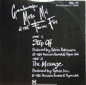 Back Cover Single Grandmaster Melle Mel - Step Off