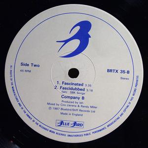 Back Cover Single Company B - Fascinated