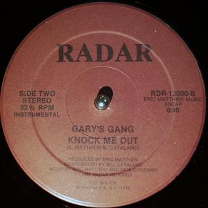 Back Cover Single Gary's Gang - Knock Me Out